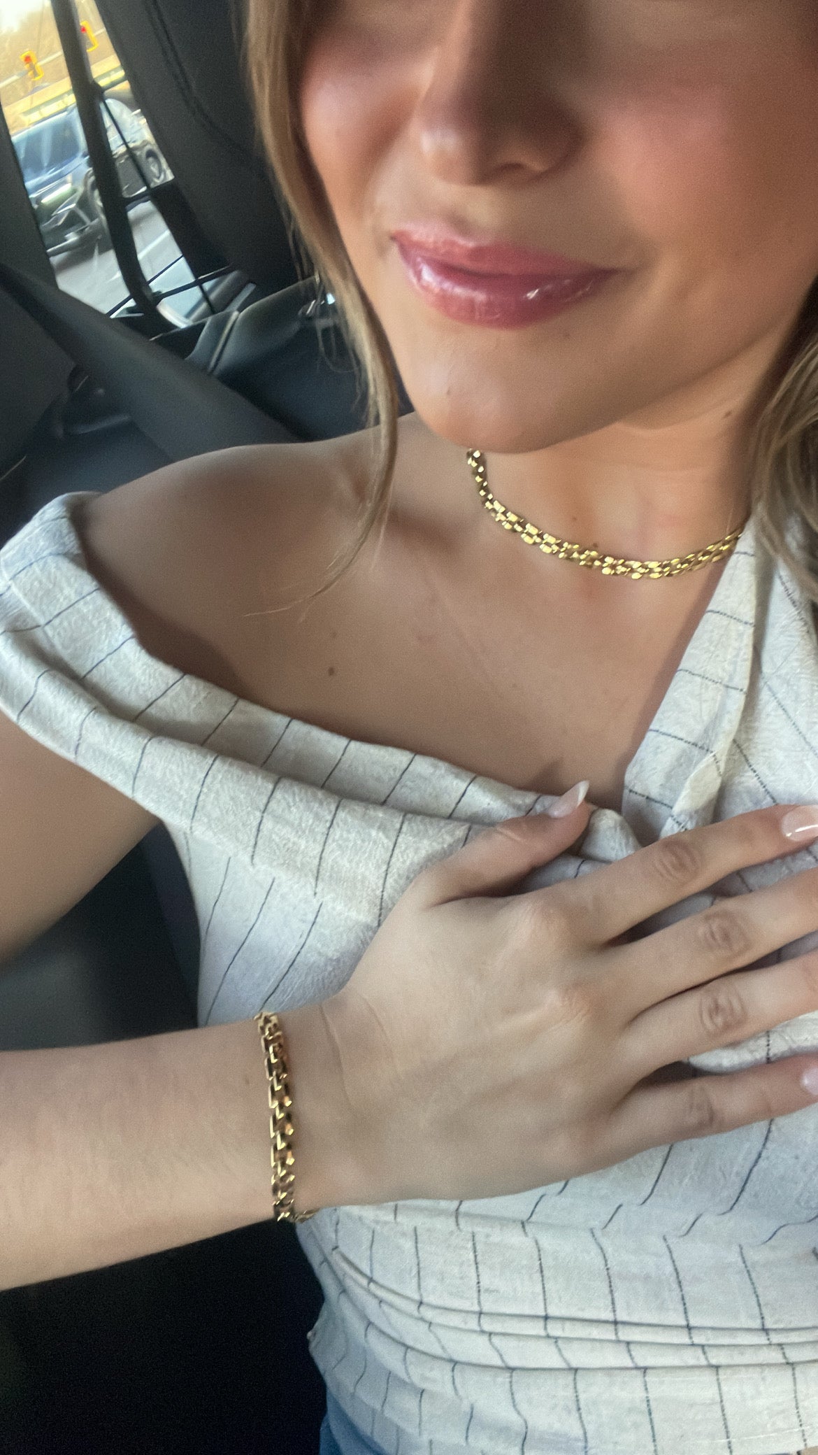 Golden Geo Bracelet
