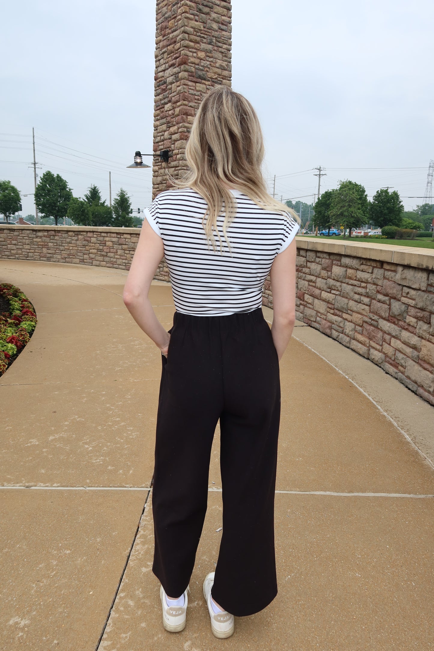 Louise Striped Bodysuit