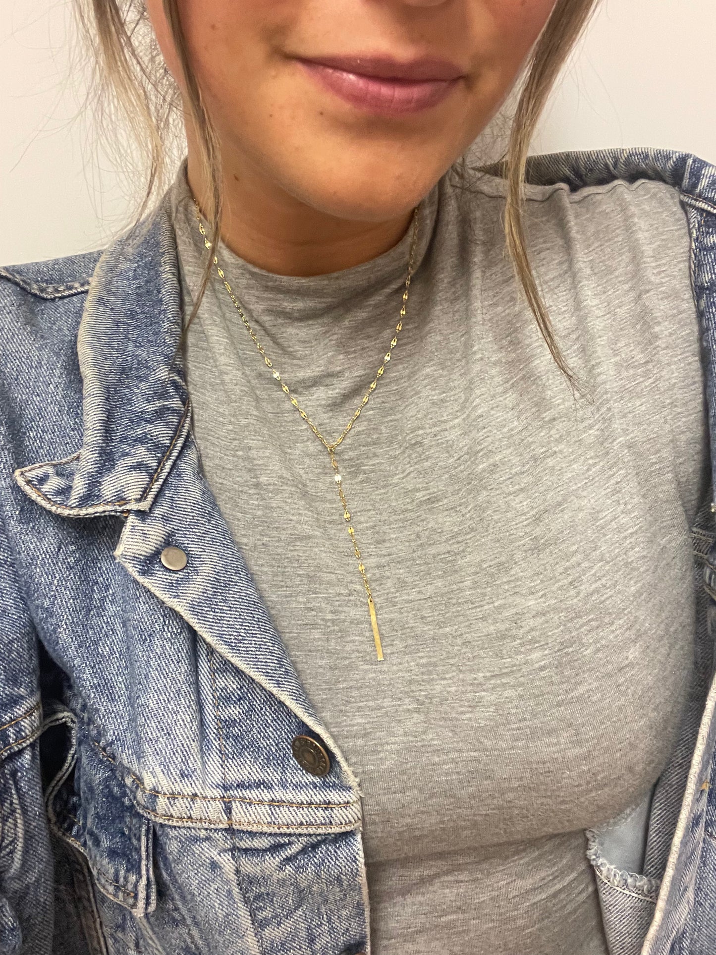 Gold Shimmer Lariat