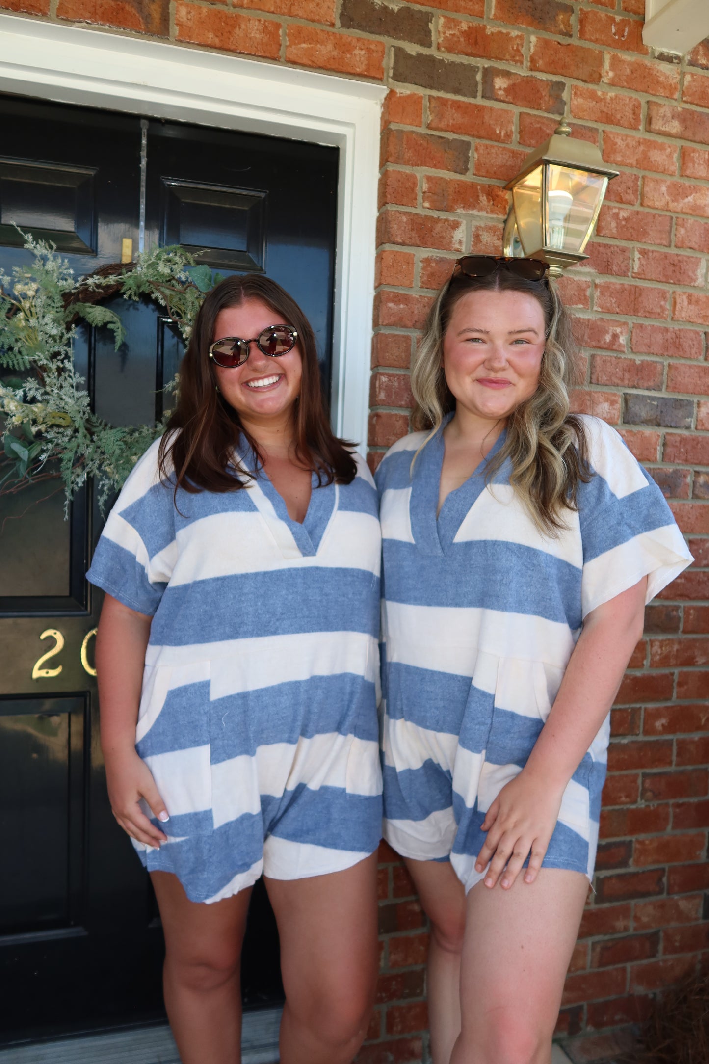 Auggie Striped Romper