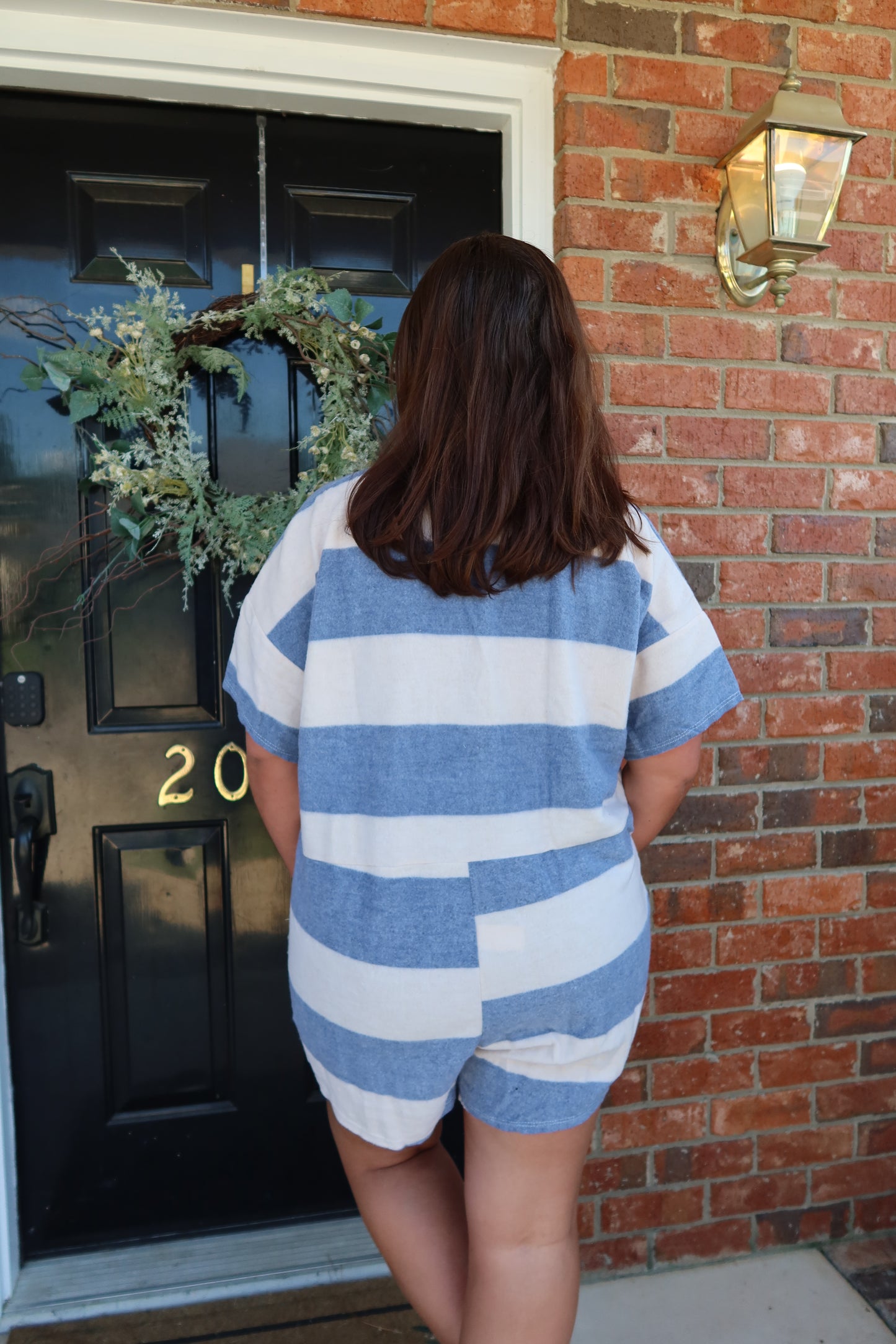 Auggie Striped Romper