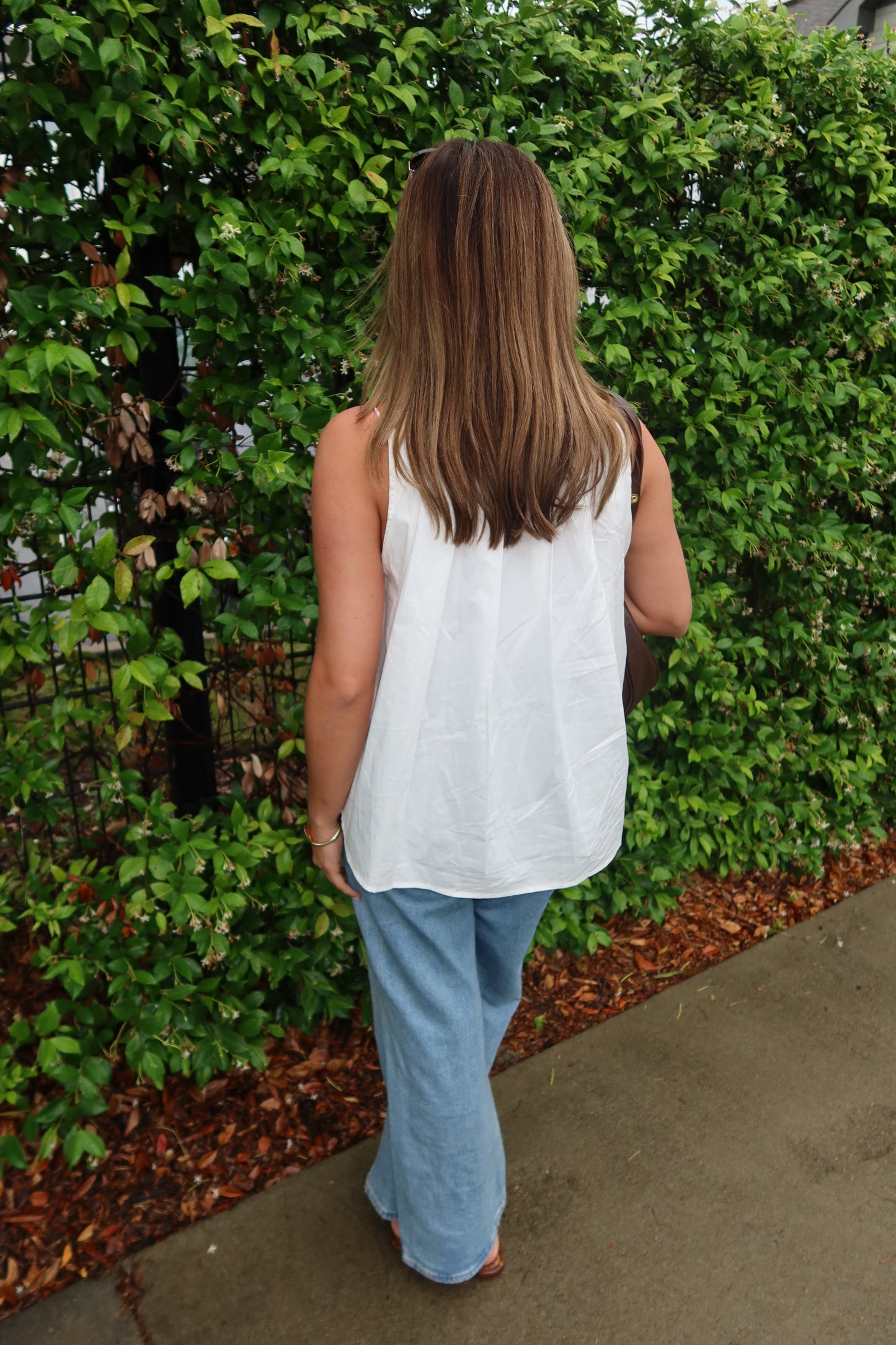 White Tee-Off Tank