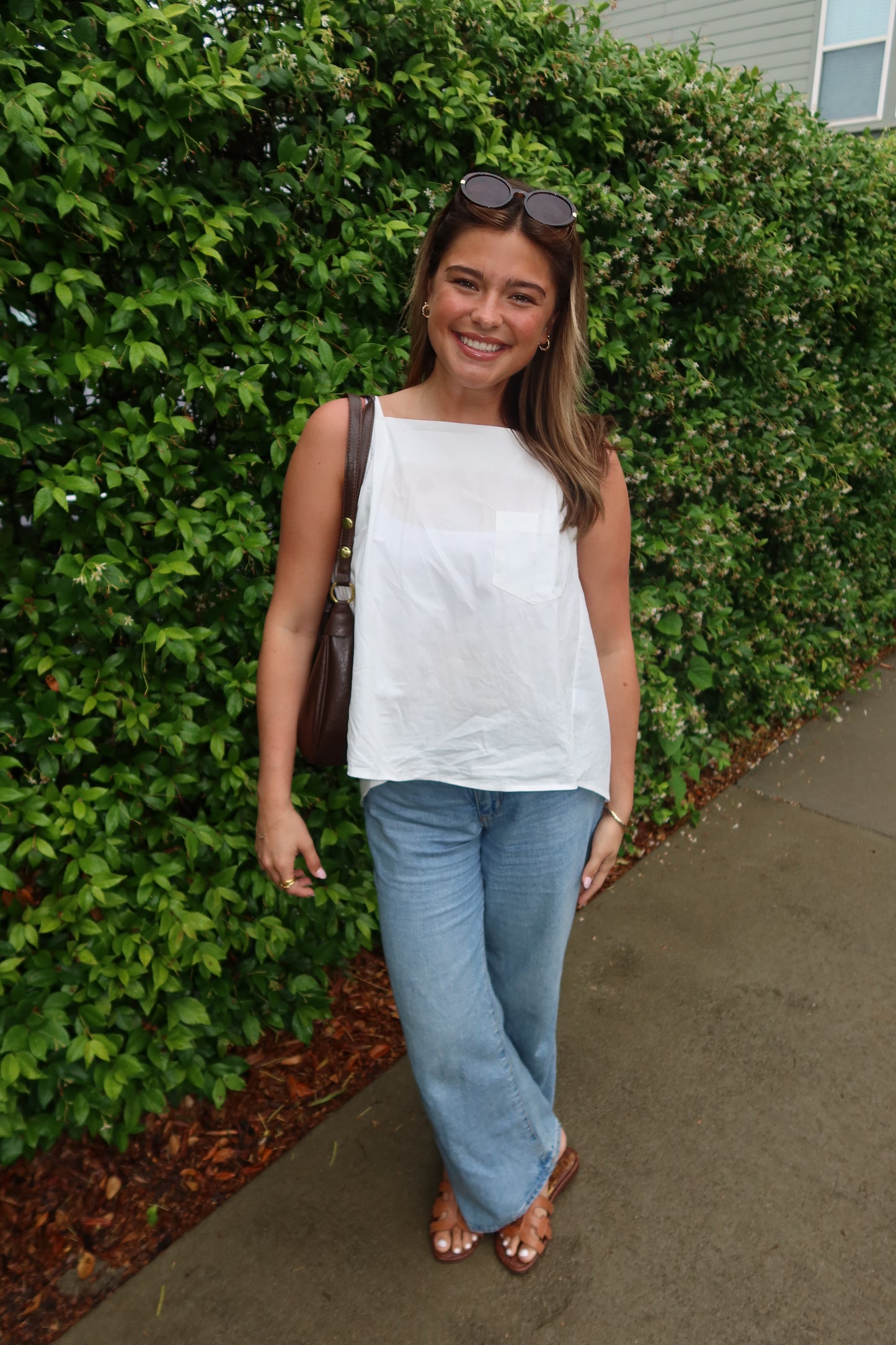 White Tee-Off Tank