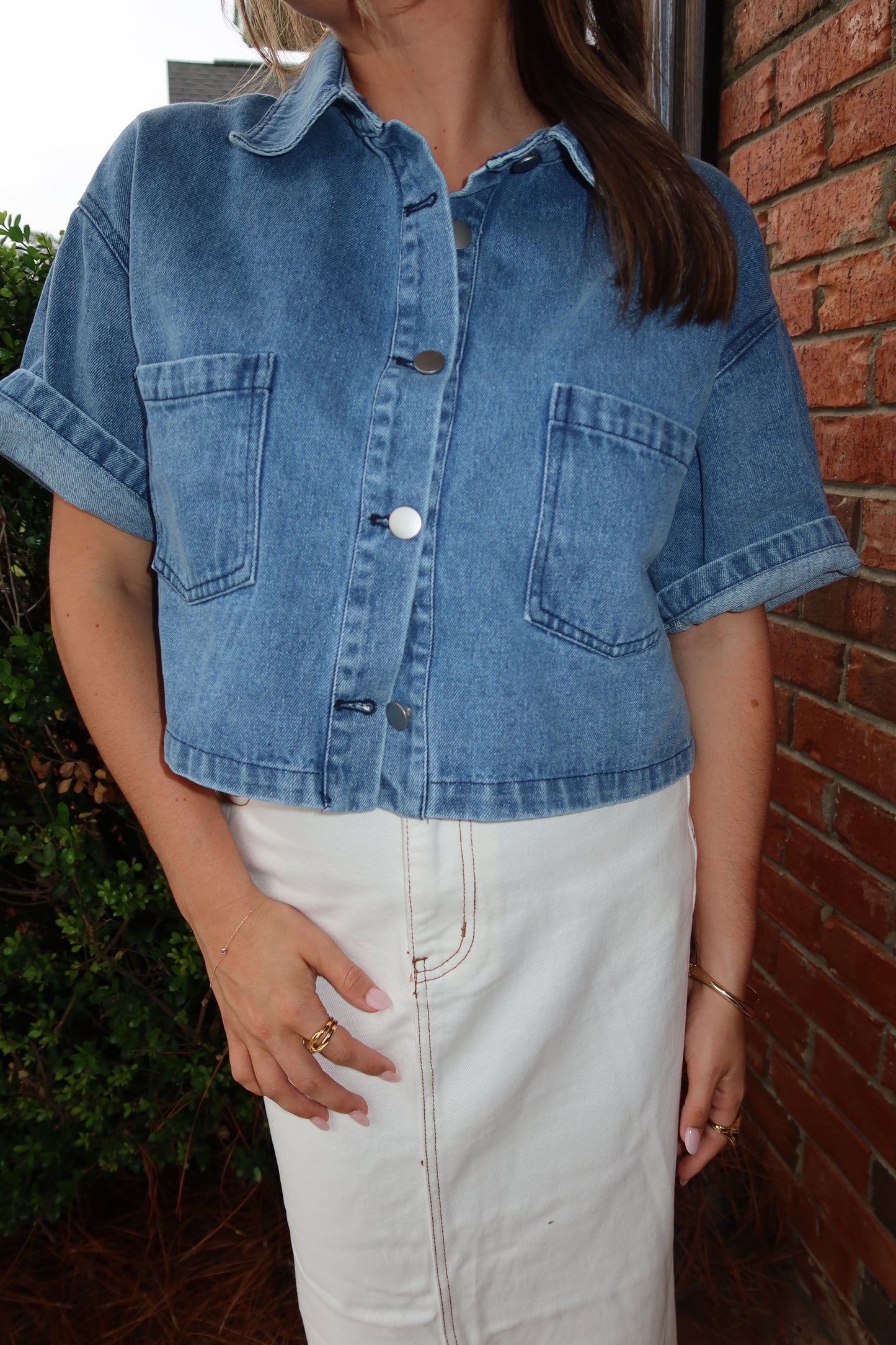 Daly Denim Top