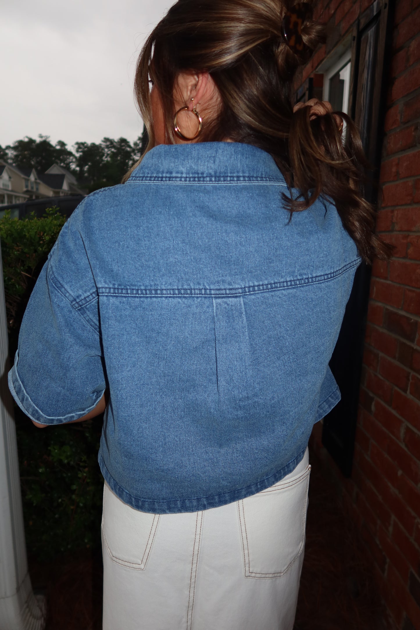 Daly Denim Top
