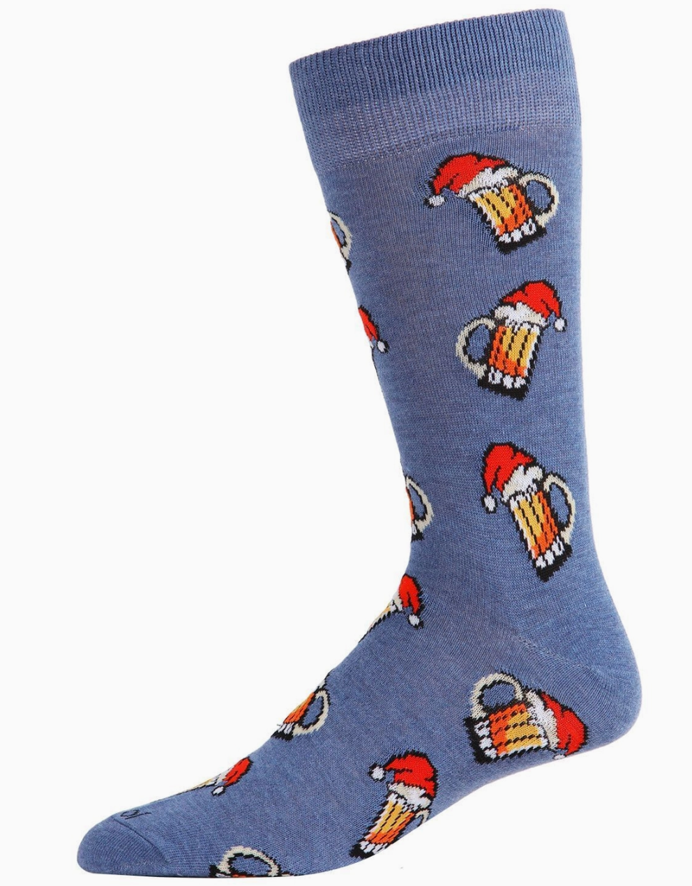 Santa Beer Mug Socks
