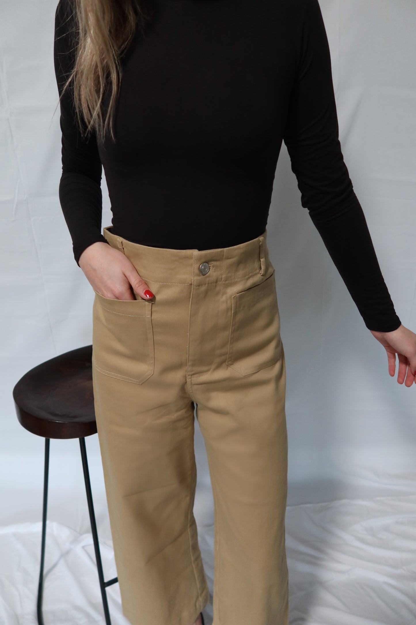 Wide Leg Office Pant