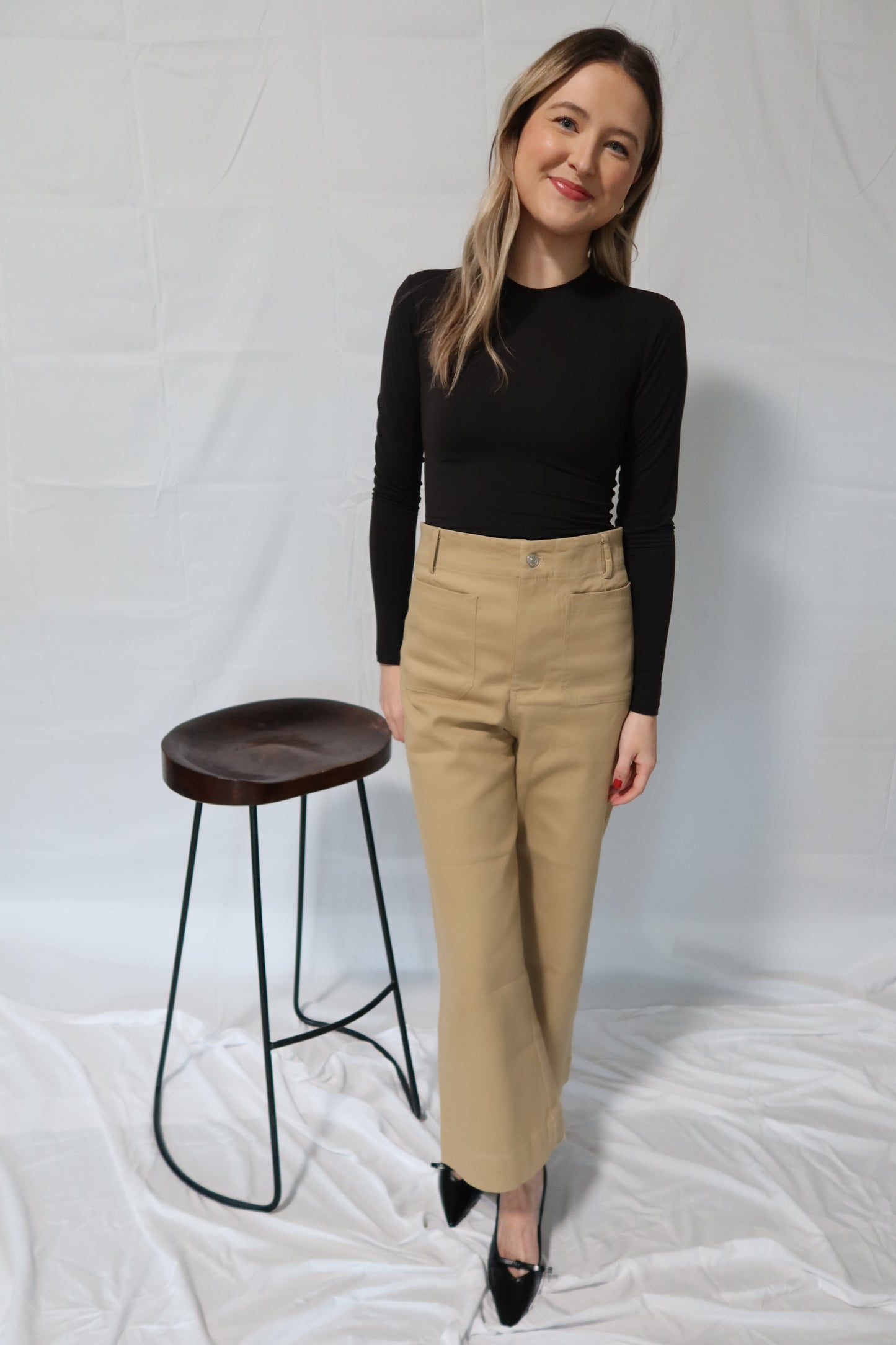 Wide Leg Office Pant