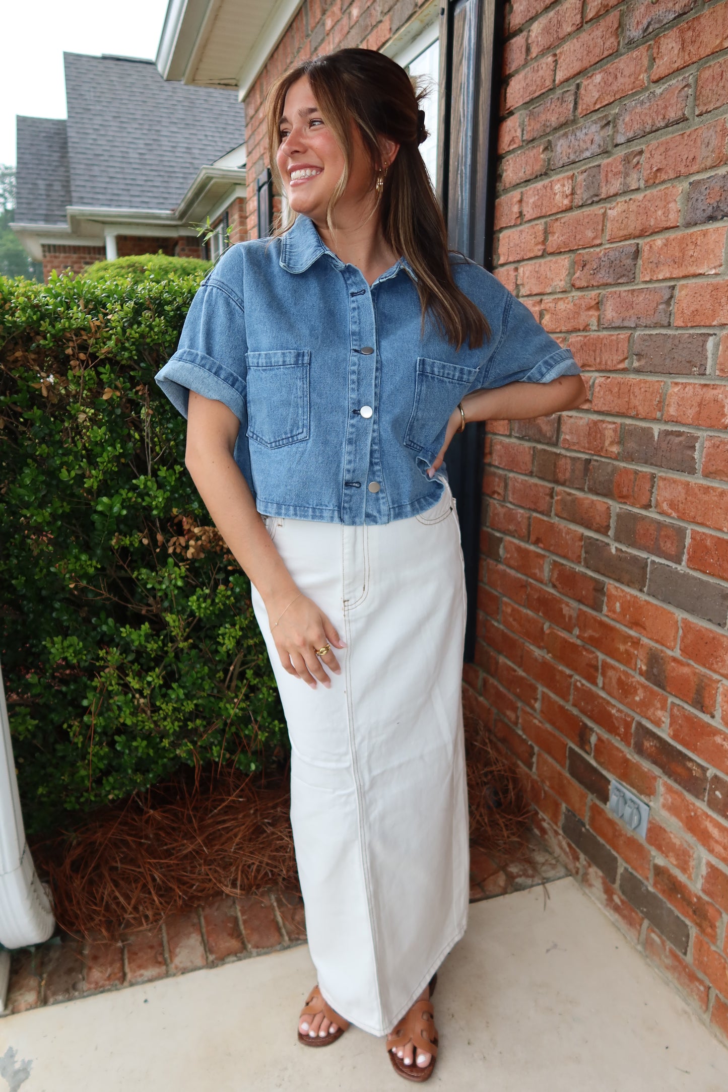 Daly Denim Top